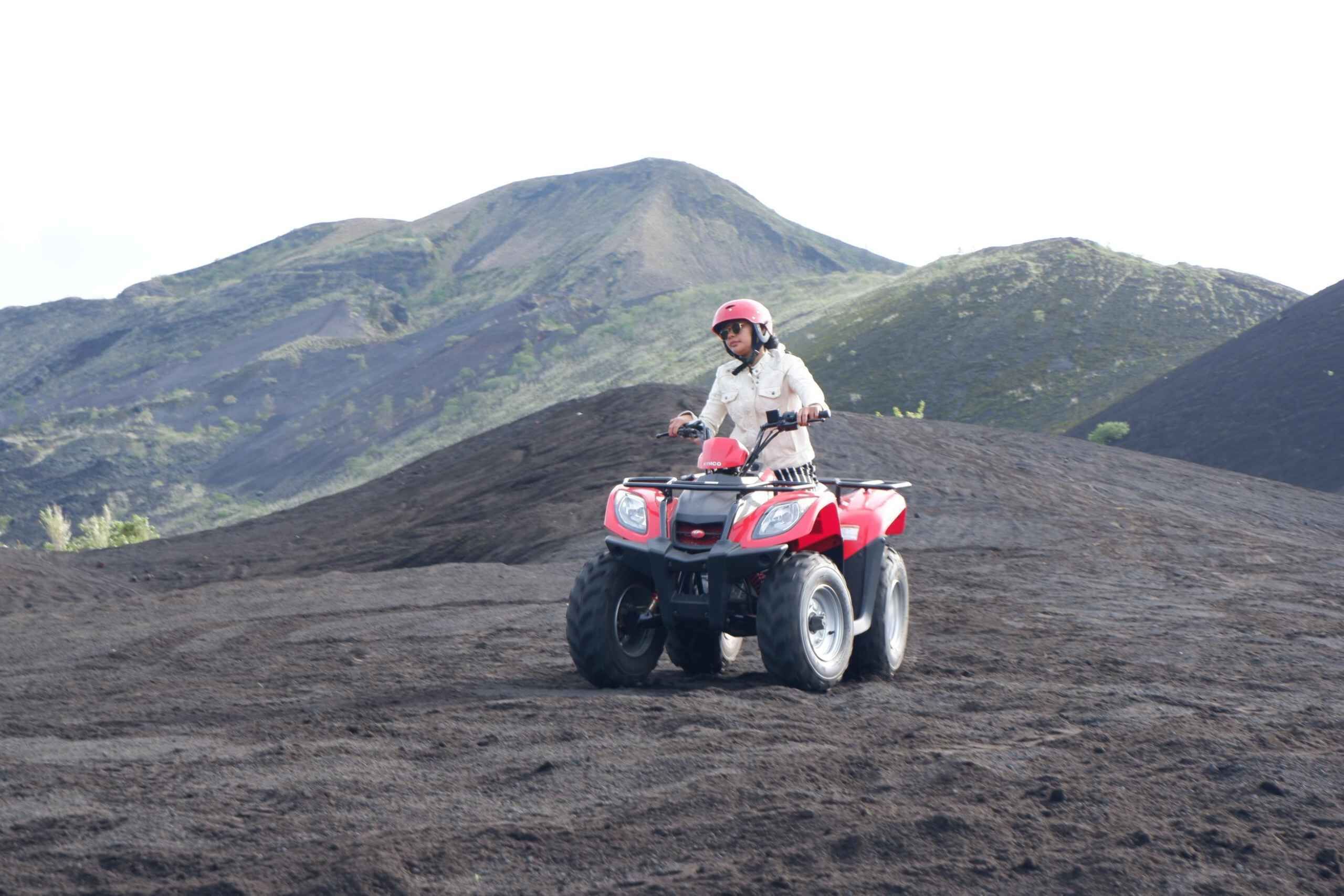 Bali Mount Batur Quad Bike Tour And Natural Hot Springs