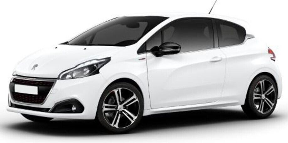 Peugeot 208 - Vauxhall Corsa - Citroen C3, 3 doors, manual or similar model