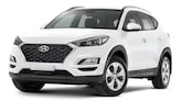 Hyundai Tucson with driver of gelijkaardig