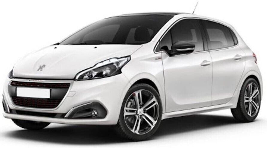 Peugeot 208 - Vauxhall Corsa - Citroen C3, 5 doors, manual or similar model