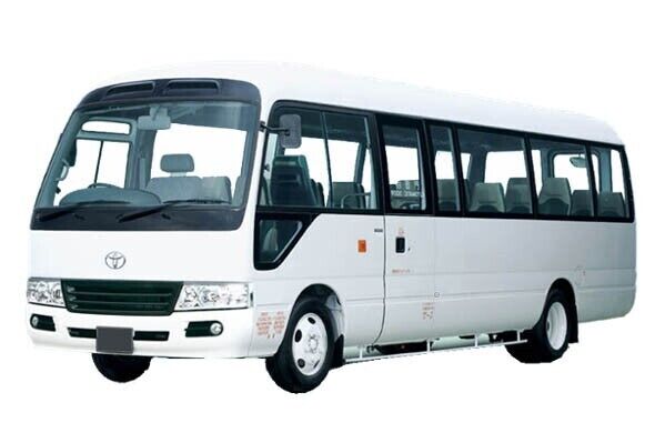 Toyota Coaster with Driver