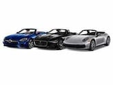 Porsche 911 Jaguar F-Type SVR Mercedes Benz SL