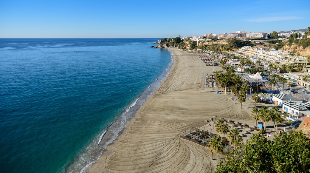 Burriana Beach, Nerja, Andalusia, Spain