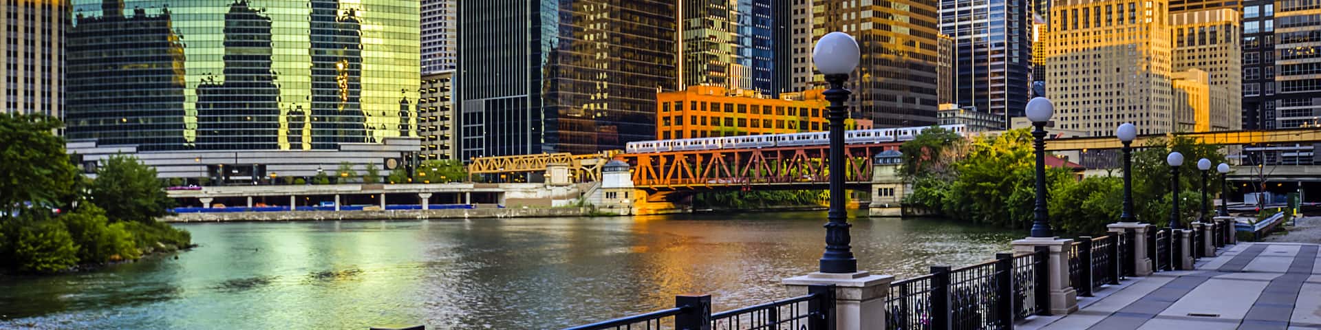 芝加哥滨河步道, 芝加哥, 伊利诺伊, 美国