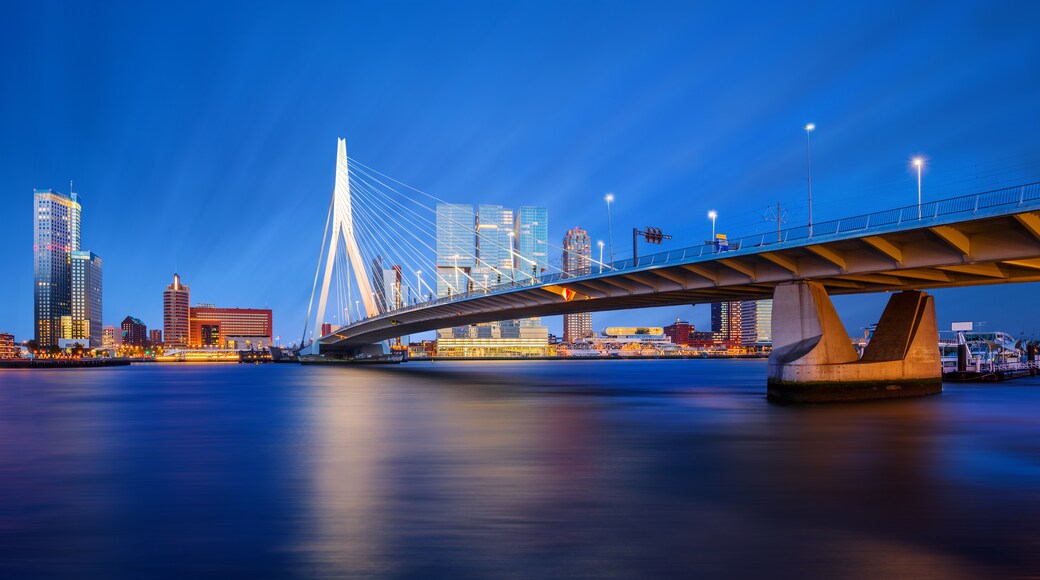 Erasmus híd, Rotterdam, Dél-Holland, Hollandia