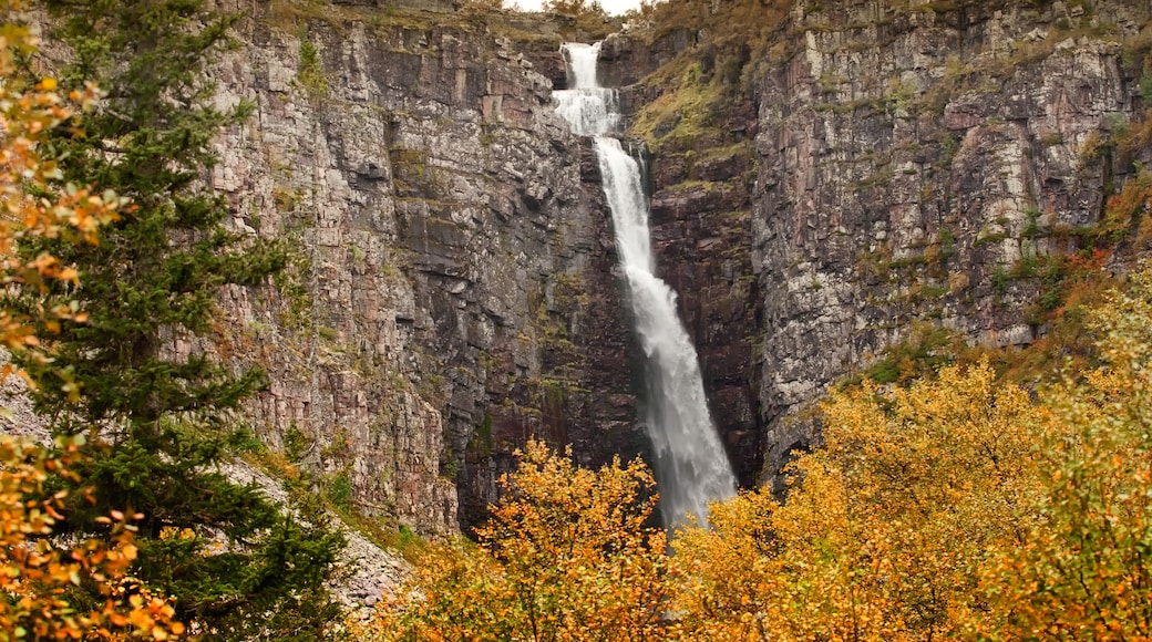 Njupeskärs Waterfall, Sarna, Dalarna County, Sweden