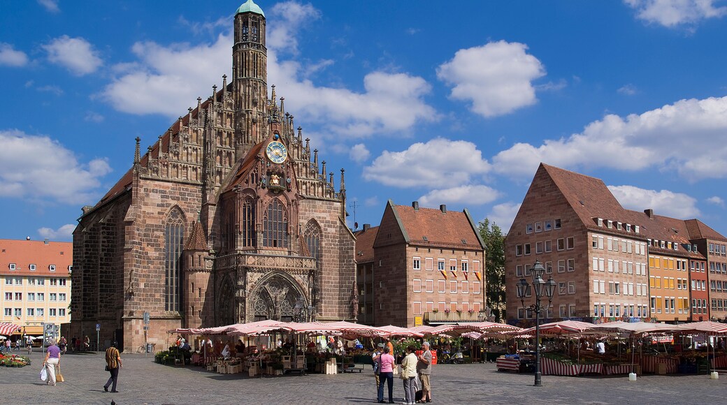 Église Notre-Dame, Nuremberg, Bavière, Allemagne