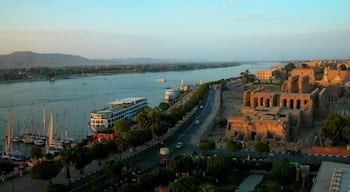 Fluss Nil Luxor, Luxor, Gouvernement al-Uqsur, Ägypten