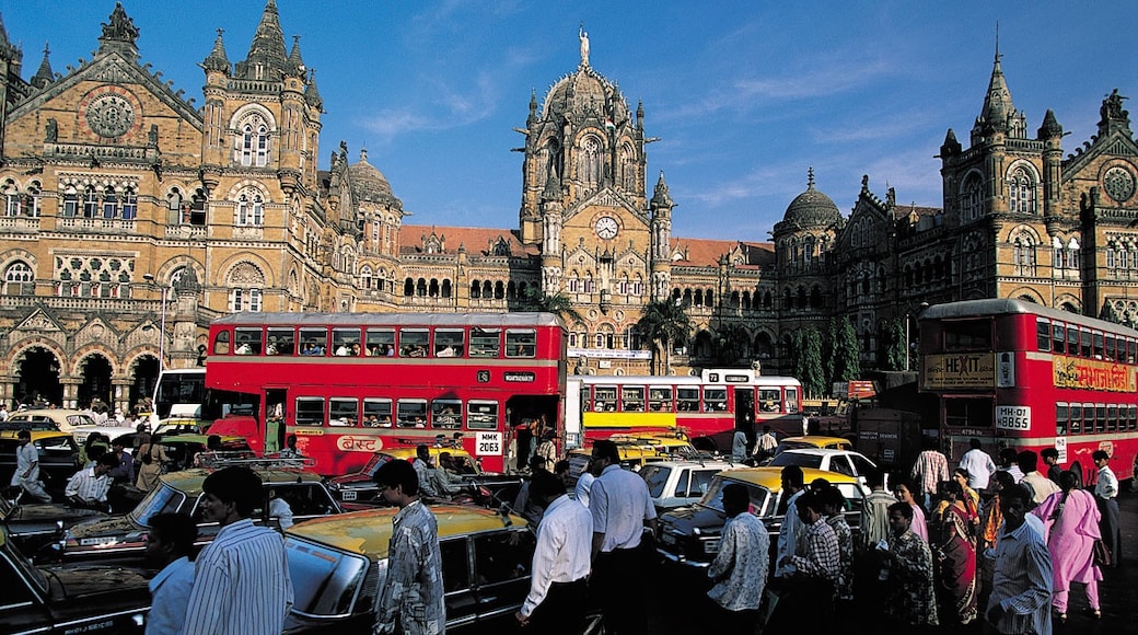 Chhatrapati Shivaji Maharaj Terminus Railway Station, Mumbai, Maharashtra, India
