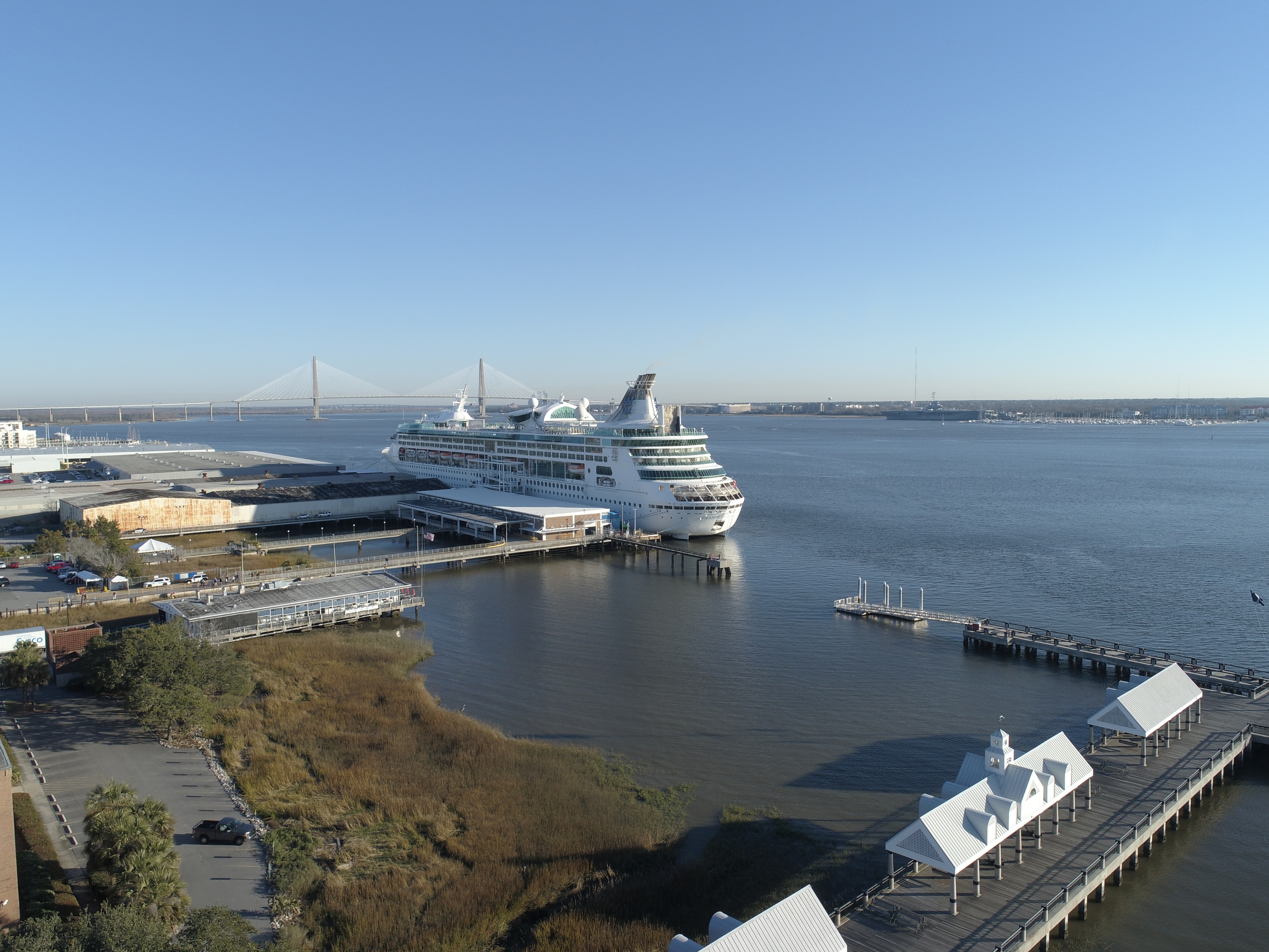 Terminal de croisière du port de Charleston, SC, USA locations de