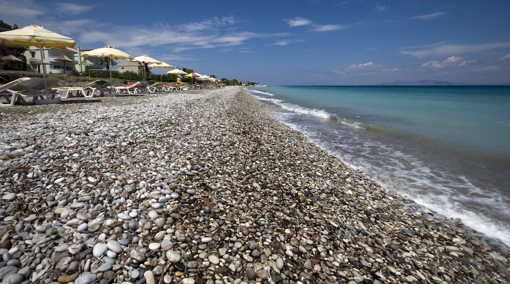 Ialyssos strand, Rodos, Sørlige egeiske øyer, Hellas