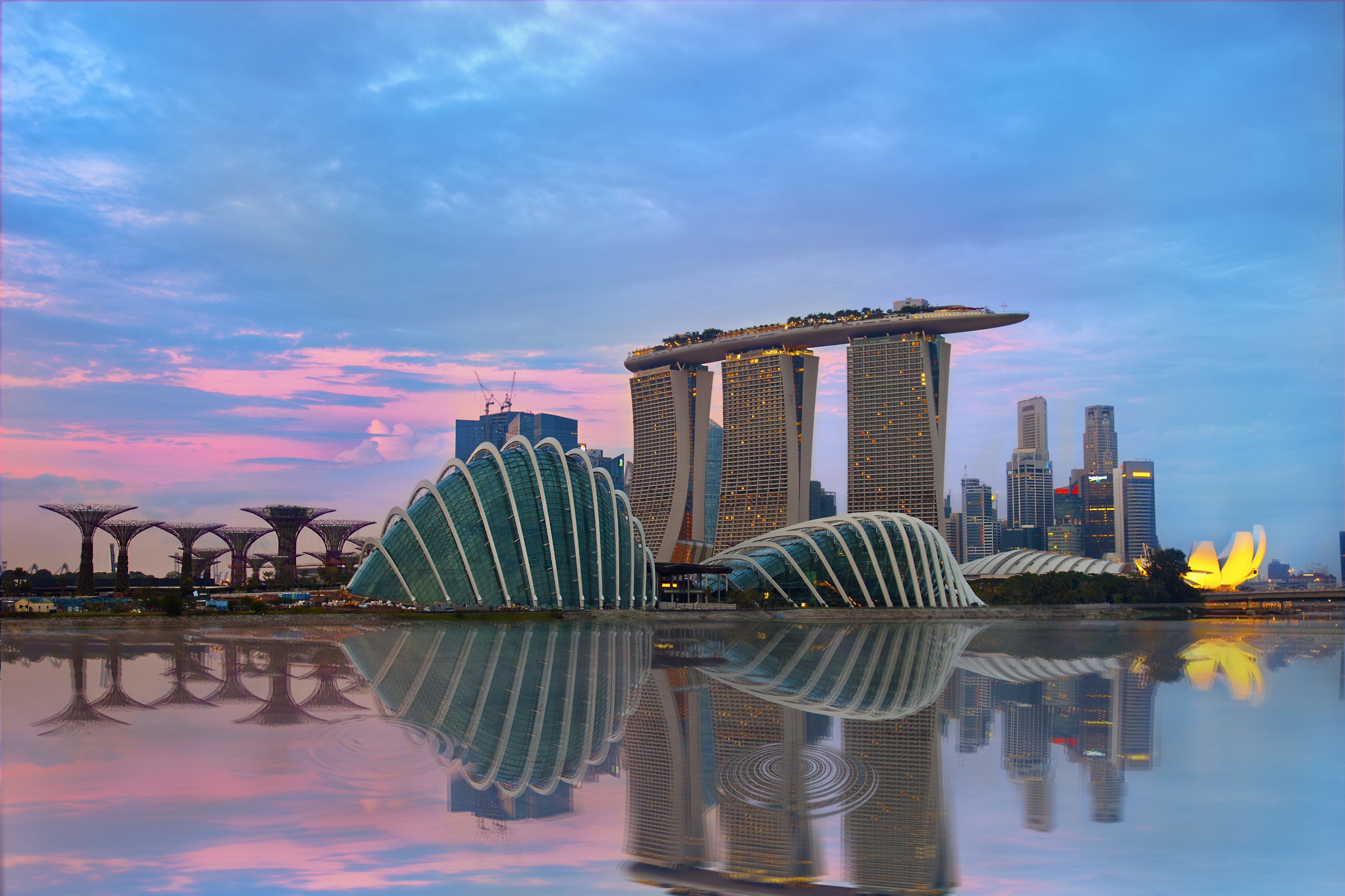 Singapore Tour  Gardens by the Bay, a floating Apple store, Singapore  Flyer, a design museum — beyond Marina Bay Sands hotel in Singapore's  Marina Bay - Telegraph India