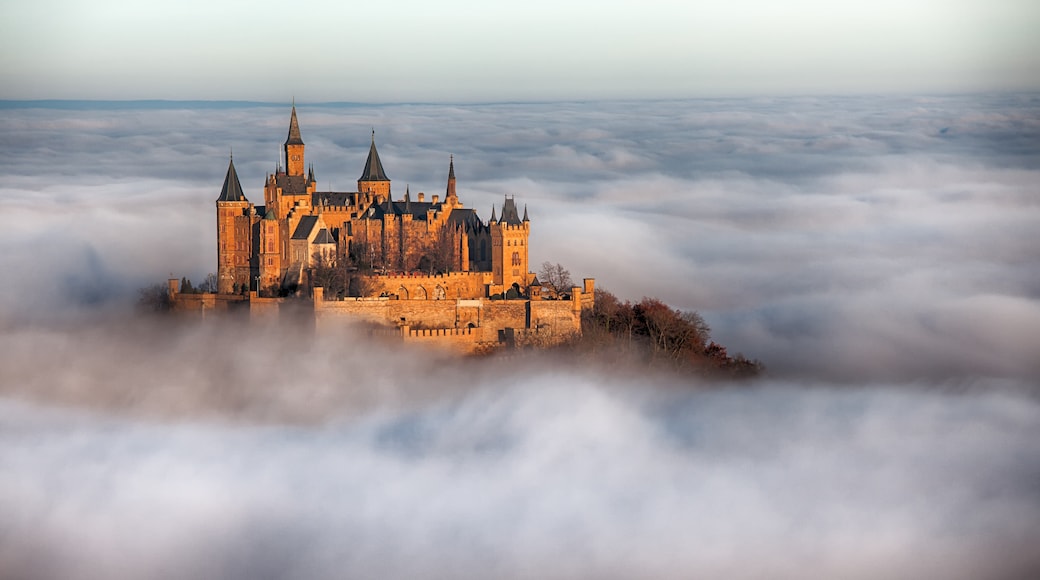 Burg Hohenzollern, Bisingen, Baden-Wuerttemberg, Duitsland