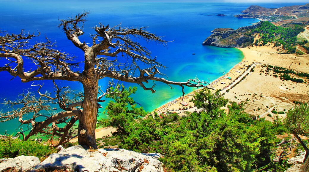 Παραλία της Τσαμπίκας, Ρόδος, Νότιο Αιγαίο, Ελλάδα