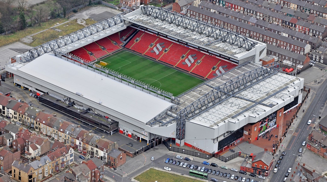 Anfield Road Stadium, Liverpool, Inghilterra, Regno Unito