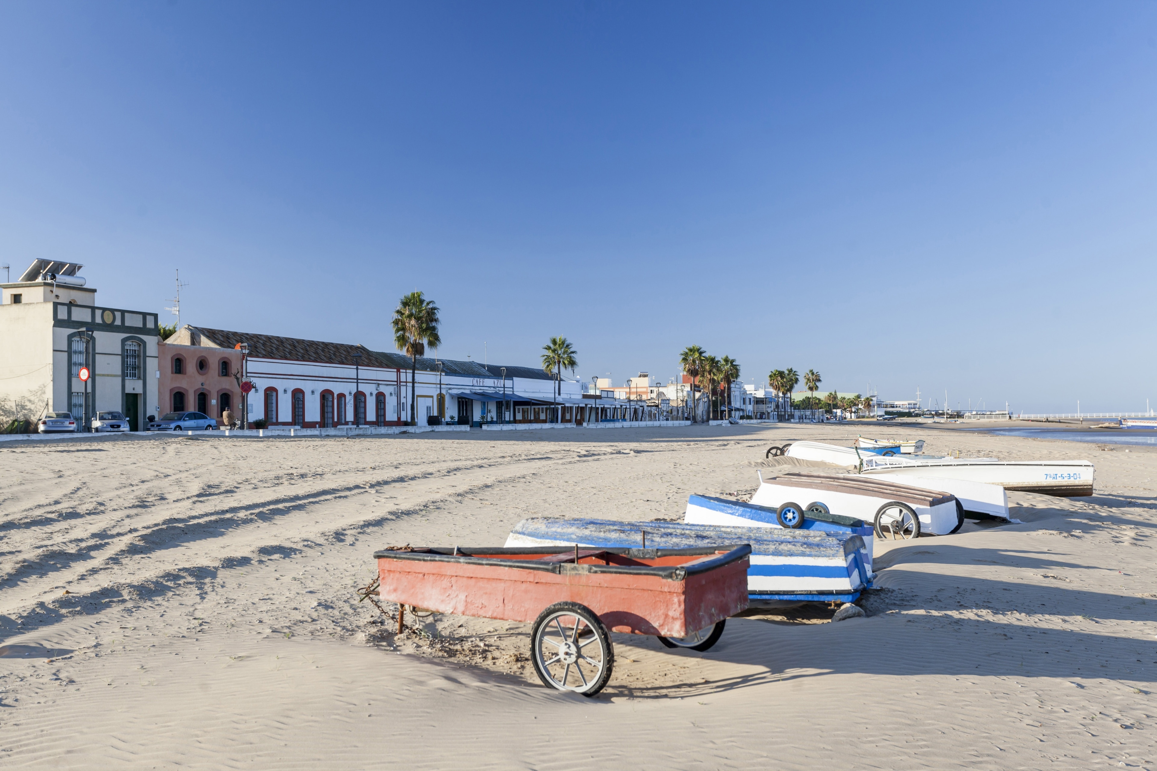 Sanlucar de barrameda beaches in north