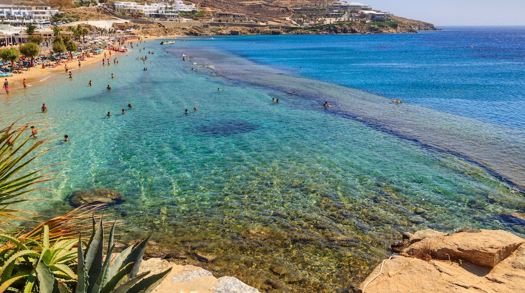 Paradise Beach, Mykonos, Egeo Meridionale, Grecia
