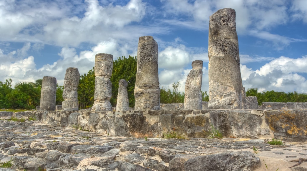 El Rey-ruinene, Cancun, Quintana Roo, Mexico