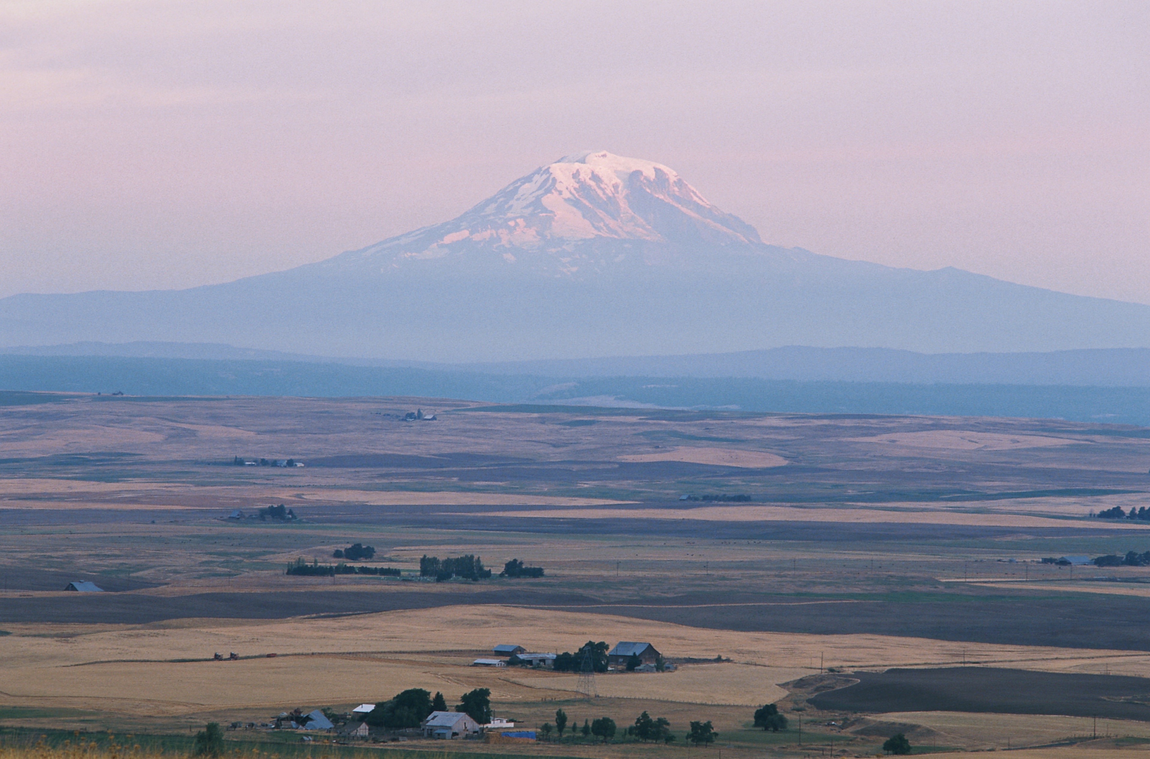 Mount Adams from Trout Lake Road, USA