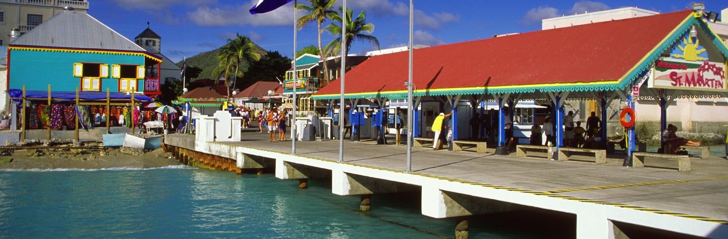 Promenáda v Philipsburgu, Sint Maarten