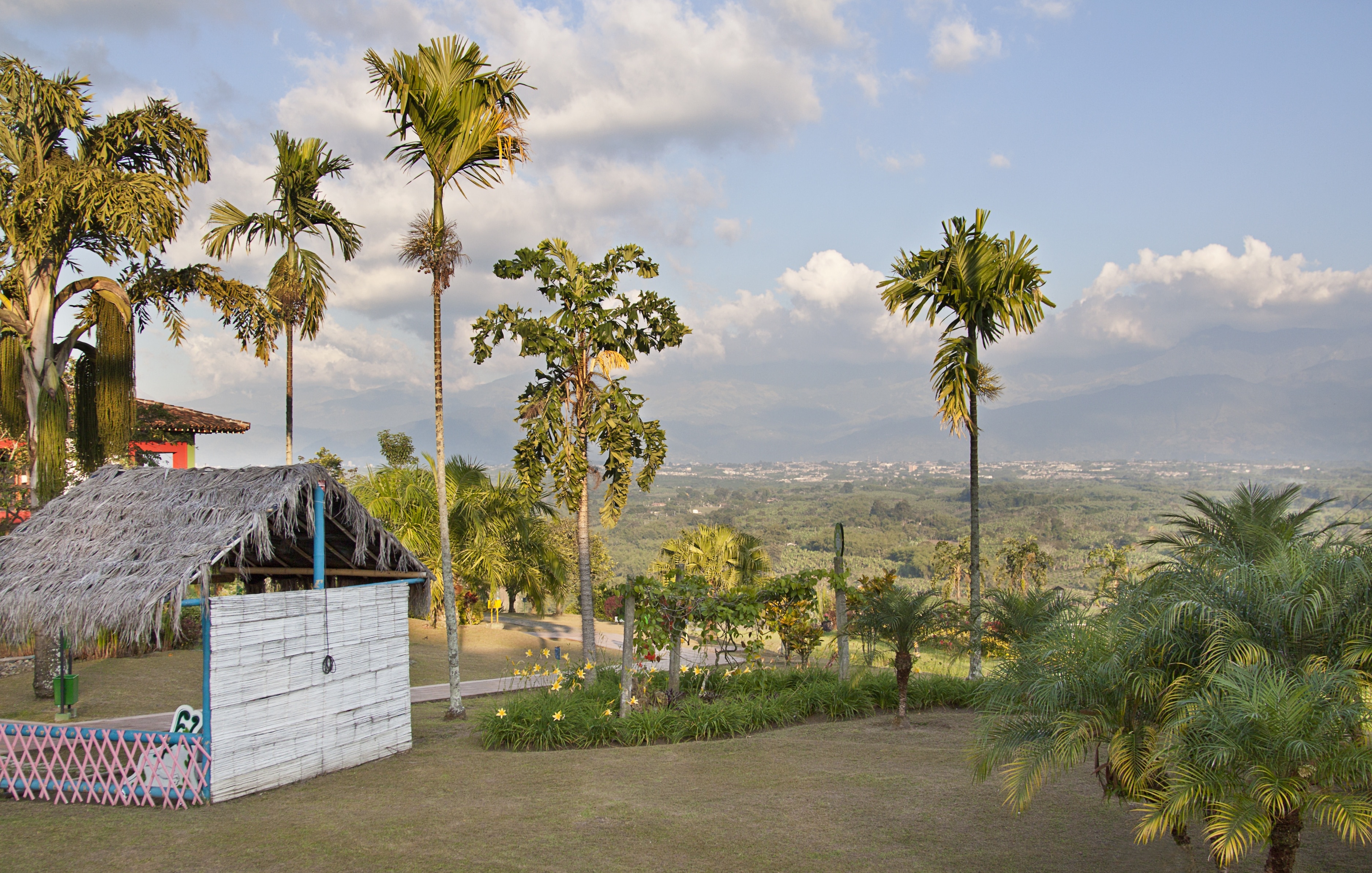 City central Plaza of Armenia, Quindio, Colombia.