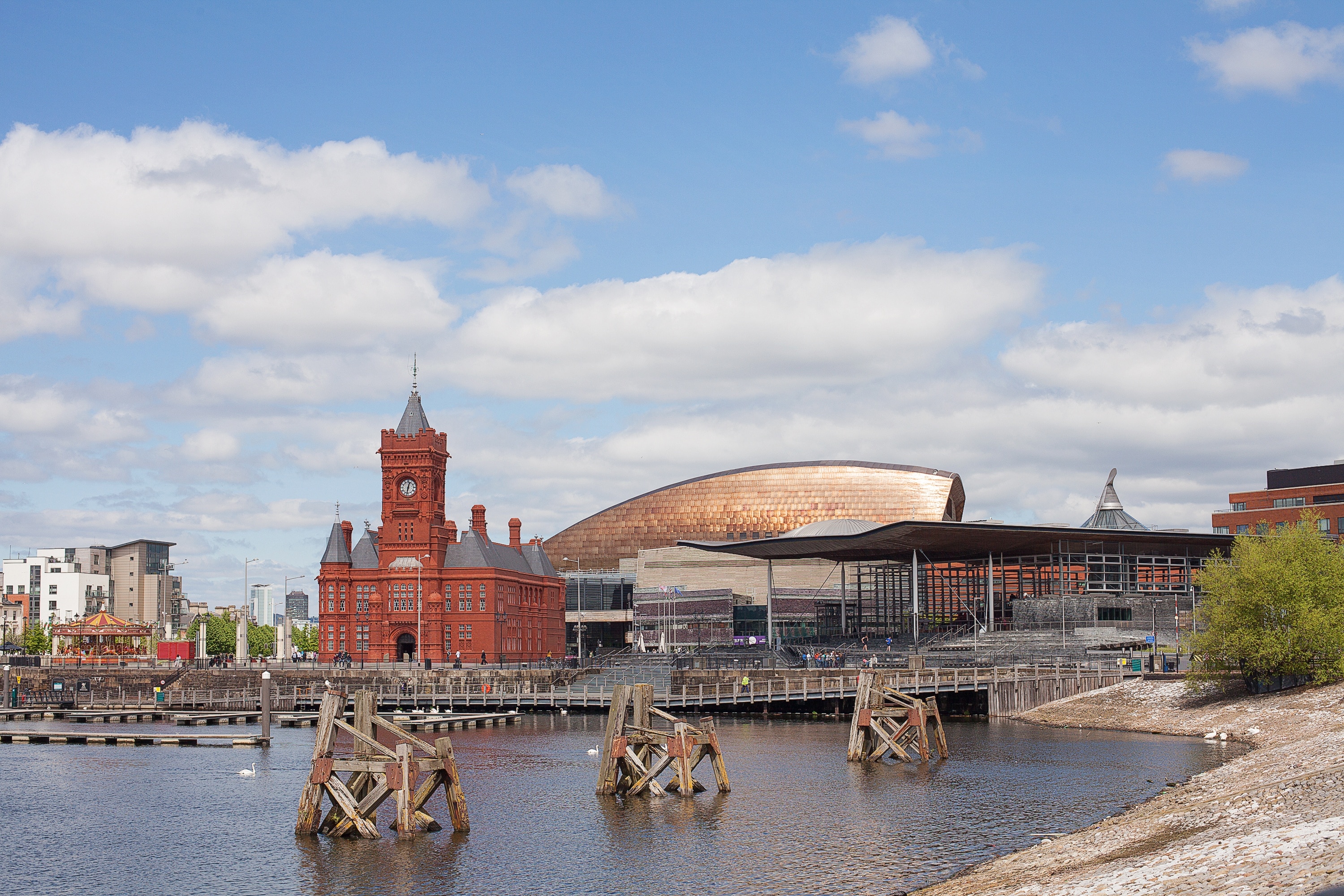 Family Fun at Cardiff Bay Beach