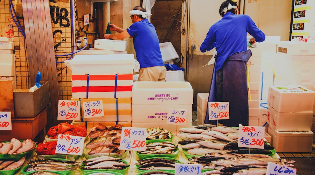 Mercato Ittico di Tsukiji, Tokyo, Tokyo (prefettura), Giappone