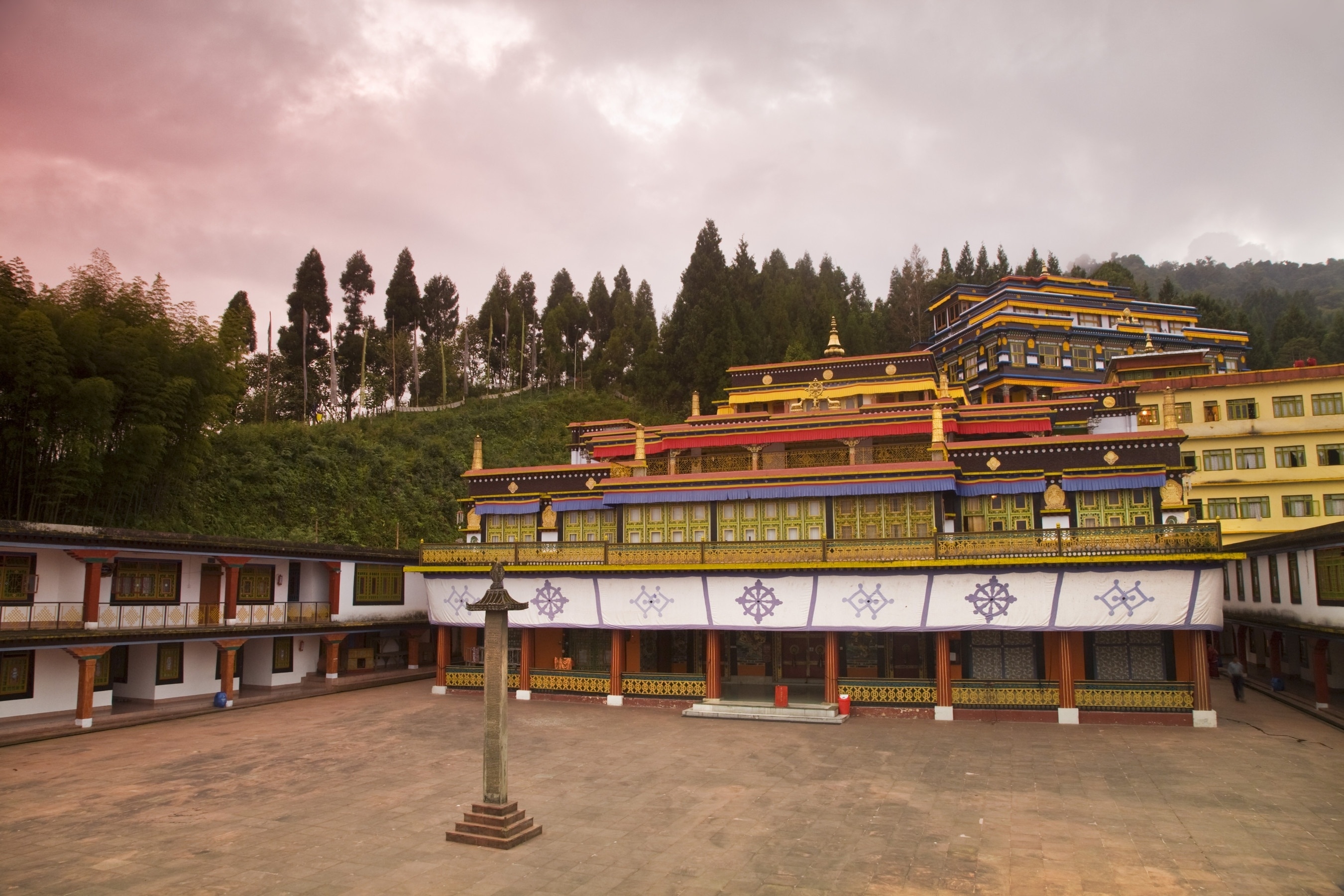 Klooster van Rumtek, Gangtok, Sikkim, India