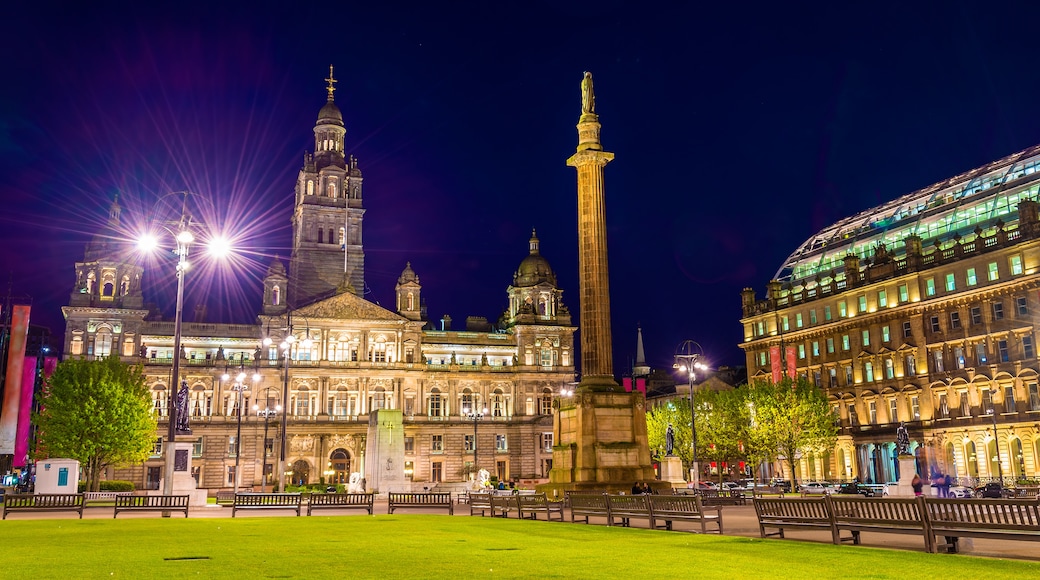 George Square, Glasgow, Skotlandi, Bretland