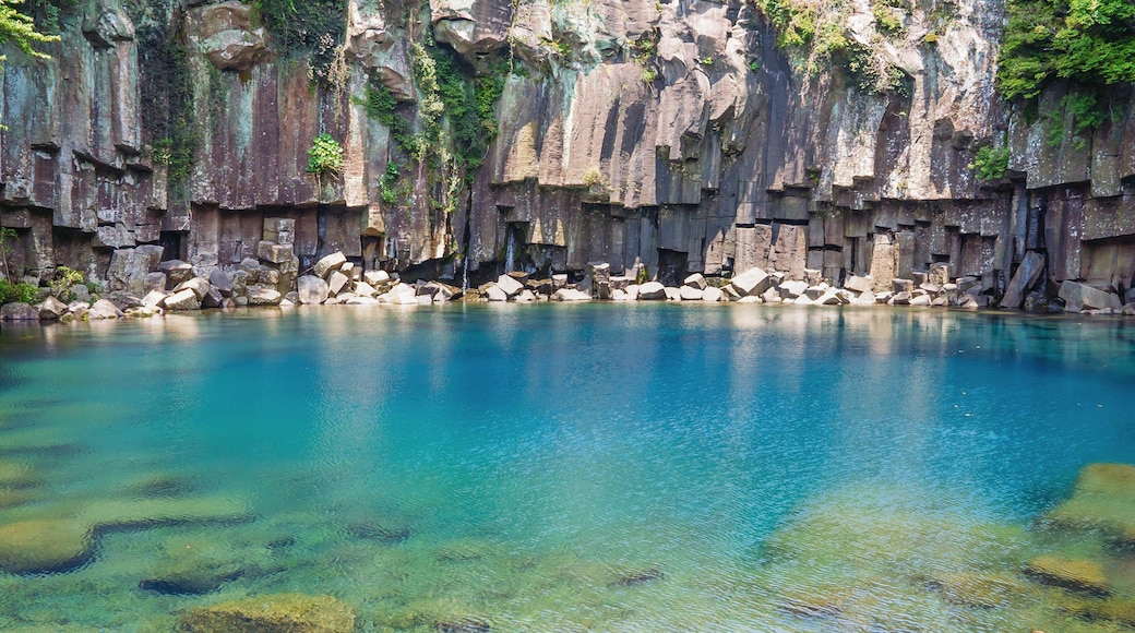 Cascade de Cheonjeyeon, Seogwipo, Jeju, Corée du Sud