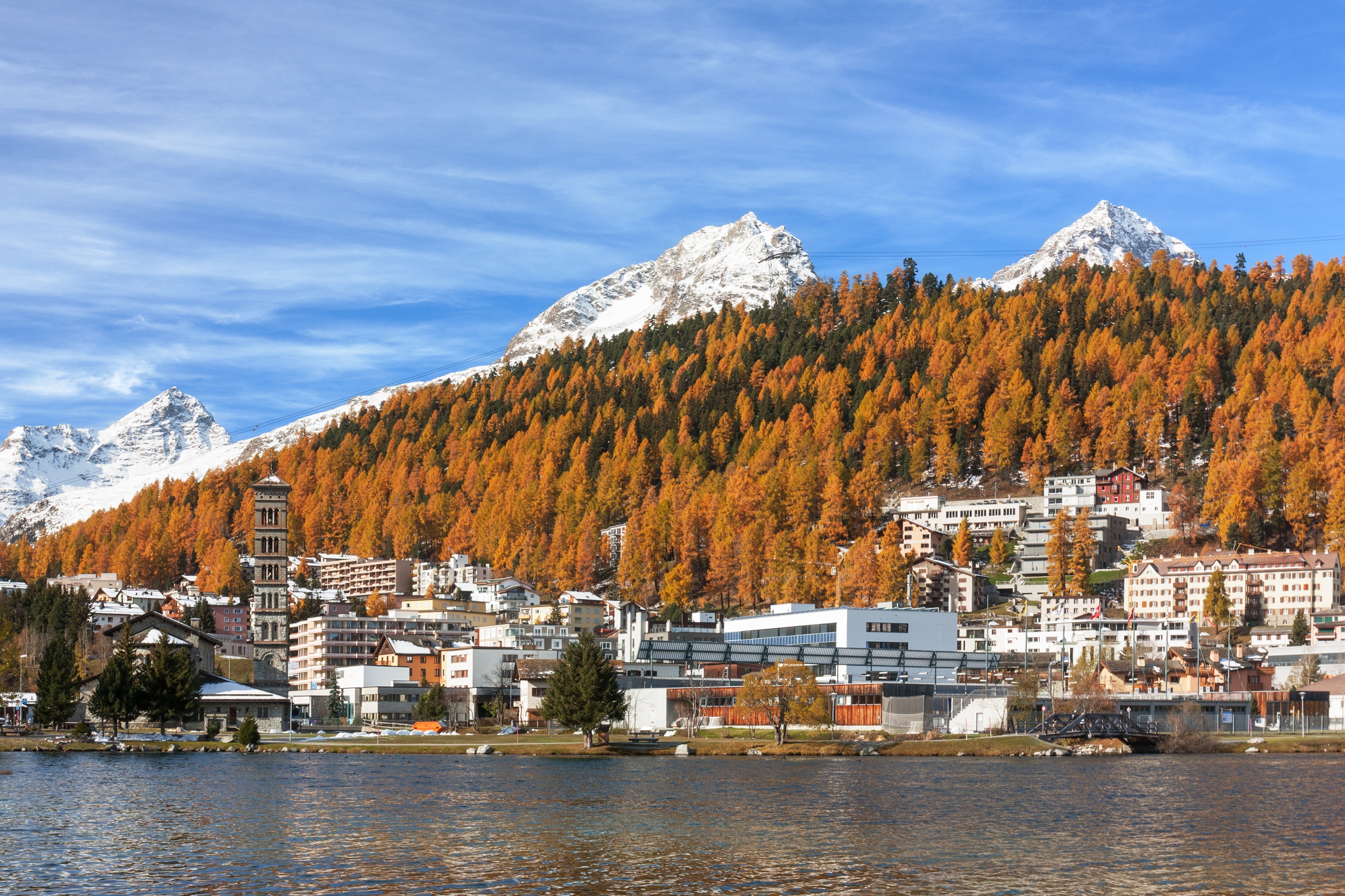 Sankt Moritz-Bad, Saint-Moritz, Canton des Grisons, Suisse