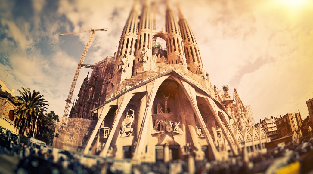 La Sagrada Familia, Barcelona, Catalonië, Spanje
