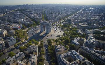 Avenue Montaigne in 8th arrondissement of Paris, France