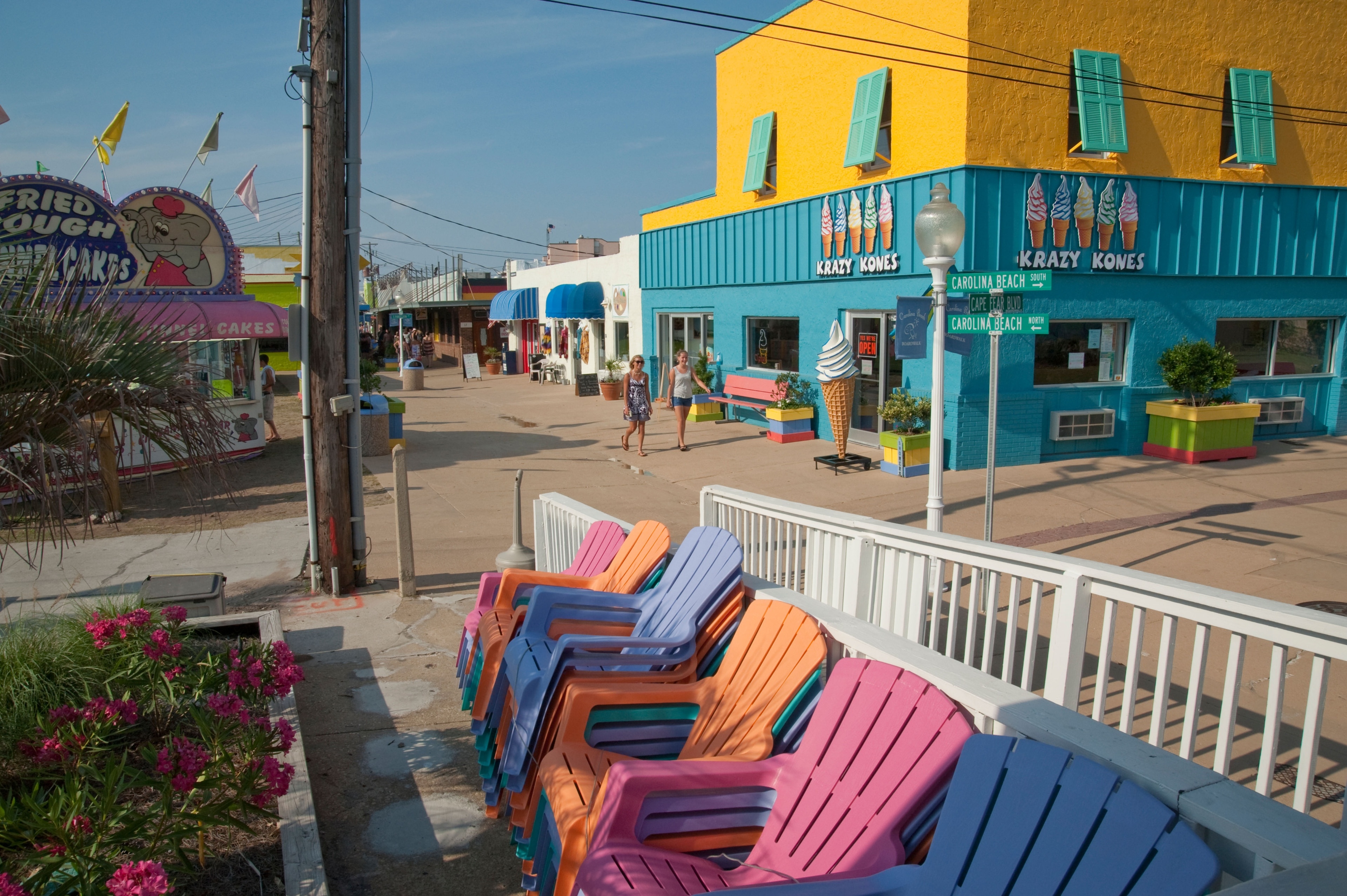 Parc de loisirs Carolina Beach Boardwalk, NC, USA locations de