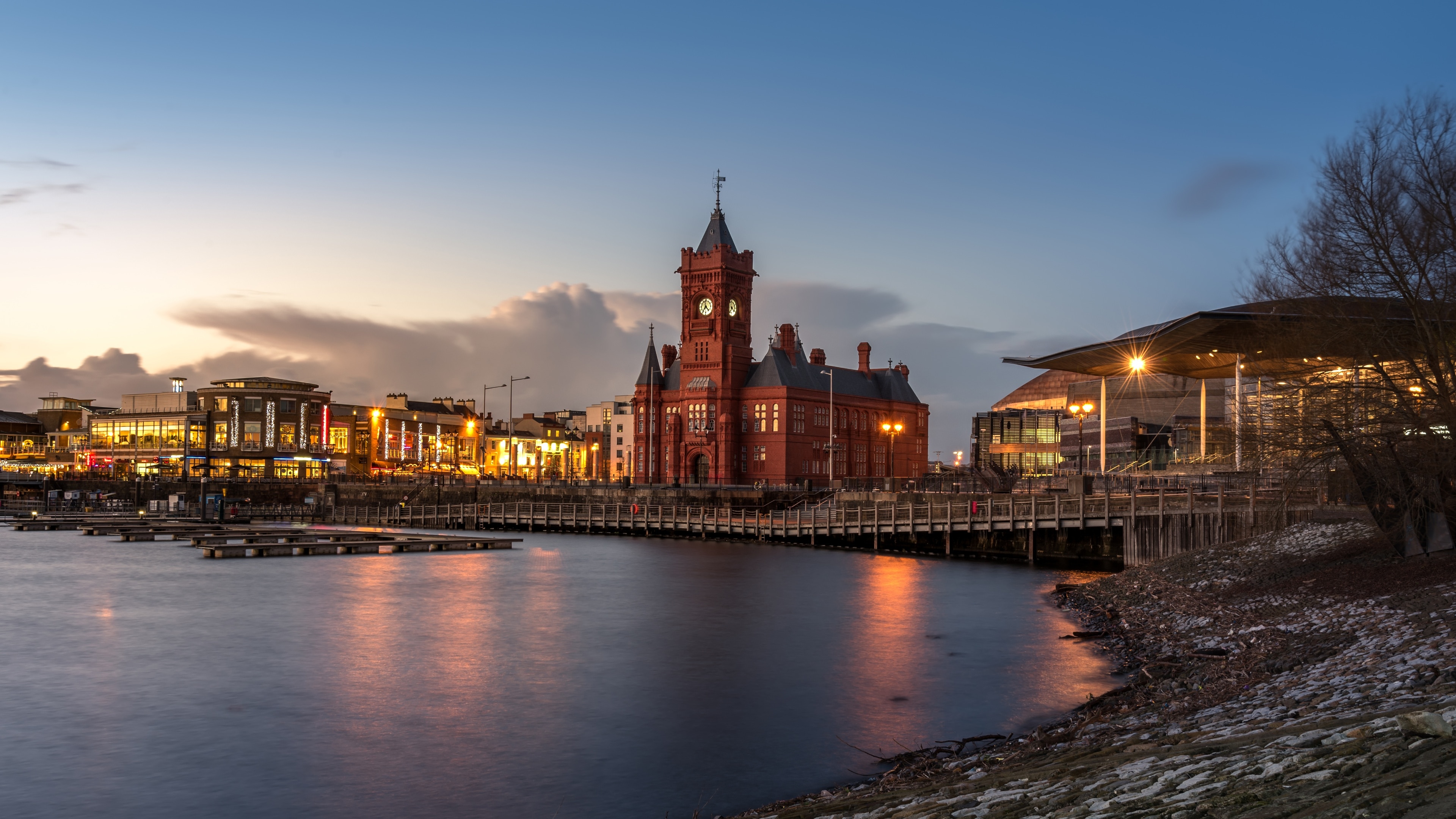 Q-Park Cardiff bay car park Wales UK Stock Photo - Alamy