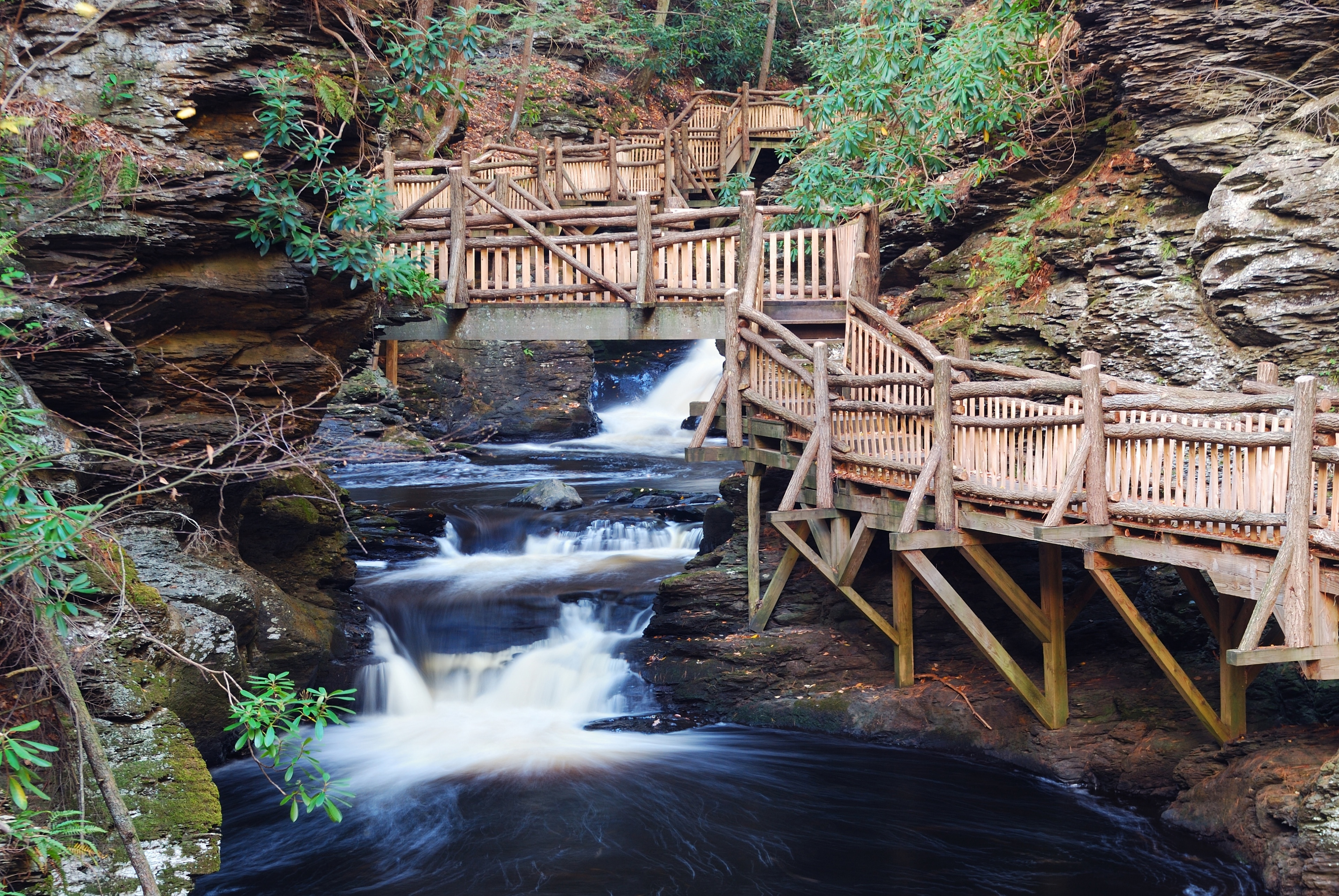 Paradise Falls, Pocono Mountains, Pennsylvania