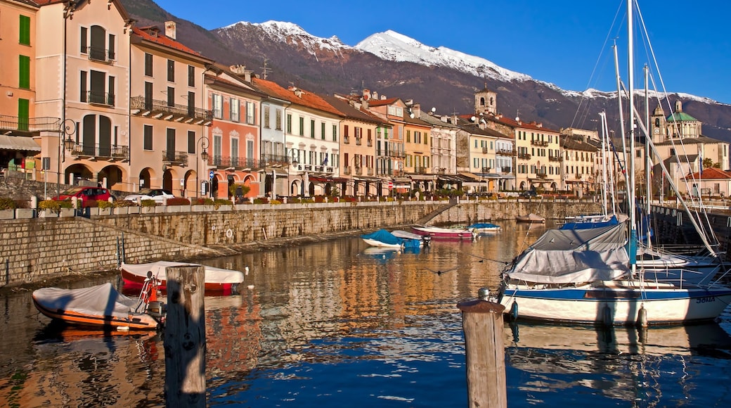 Cannobio Fährhafen, Cannobio, Piedmont, Italien