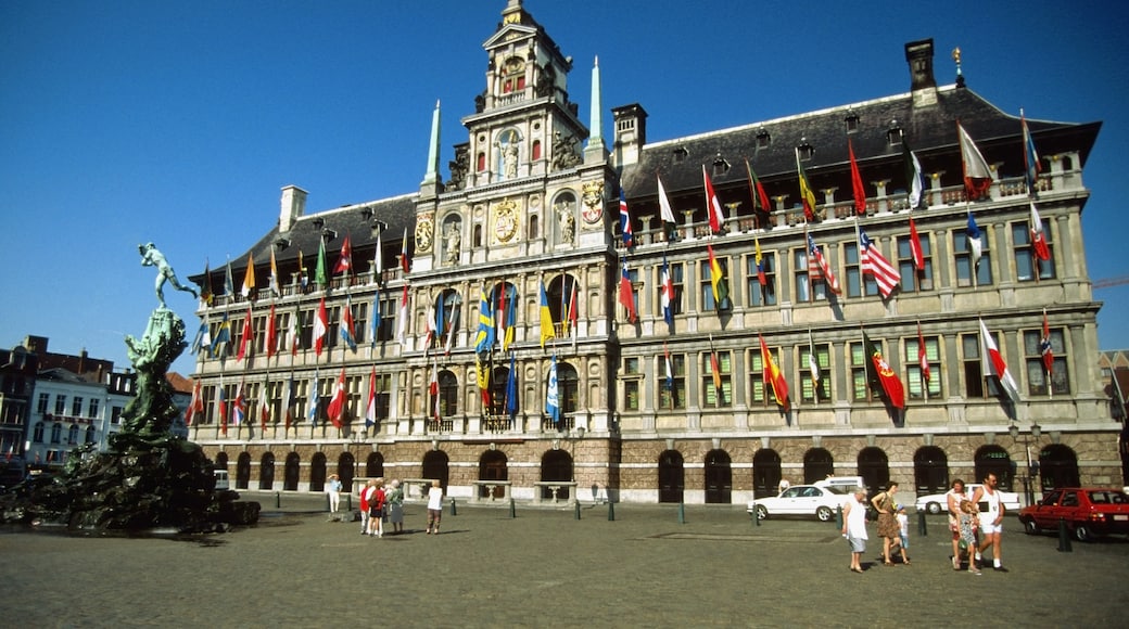Antwerp City Hall, Antwerp, Flemish Region, Belgium