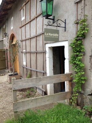"La Hardalle" with vegetarian cuisine bed and breakfast (chambres d'hôtes, tables d'hôtes) and camping à la ferme, is located at the foot of the Col du Bonhomme in the Haut-Vosges. The owners are very friendly and helpful. The area peaceful where you can make beautiful hikes.