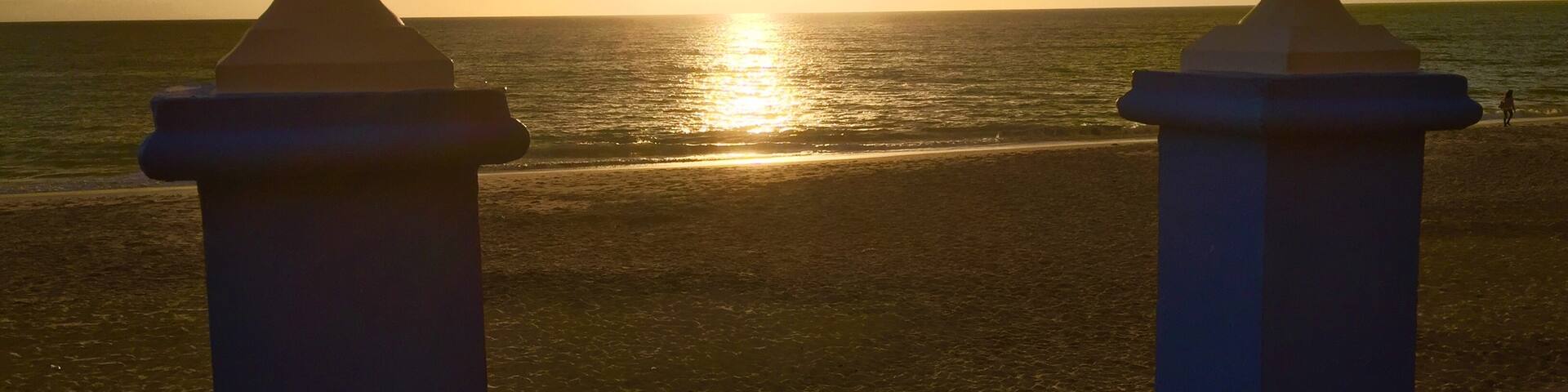 Promenade in Matalascañas. Andalucía. Spain