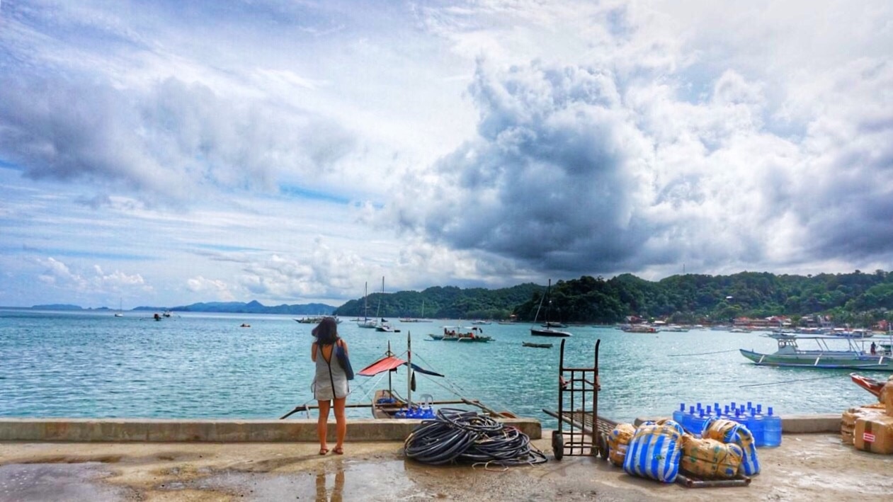 El Nido Port - aside from being the port for goods brought in and out of the town, this also serves as the jump off point for the town's island hopping tours.

#Blue