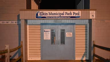 Elkin Municipal Park Pool in Elkin, North Carolina. This pool is THE place to be in the warmer months of the year. It is where all the kids and teenagers go in their free time to swim, dive, eat, and hang out. It’s dingy appearance does not reflect the joy and fun that comes with this pool. The pool and park are the epicenter for kids because there is not much else for them to do. We like to think that having a wide variety of things to do is better but sometimes have a couple simple things can still bring great joy to those experiencing them.
#appalachianechoes 