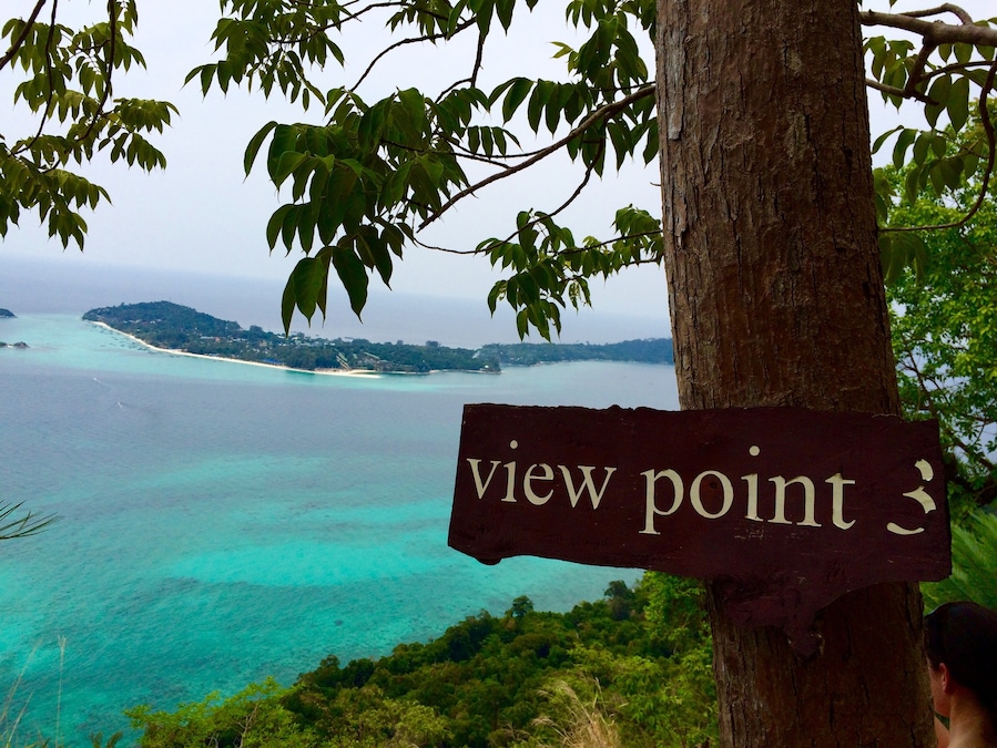 I finally climbed up to the view point 3 on Adang island, Satun Thailand. Was worth to be exhausted.