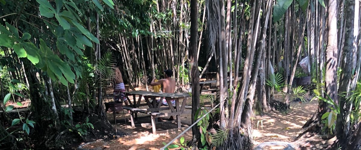 This is a hidden gem. It’s a river that has many little islands with a BBQ Tables where you bring you cooler with food and drinks with charcoal. They charge 5 Reals per person to enter. #LikeAlocal