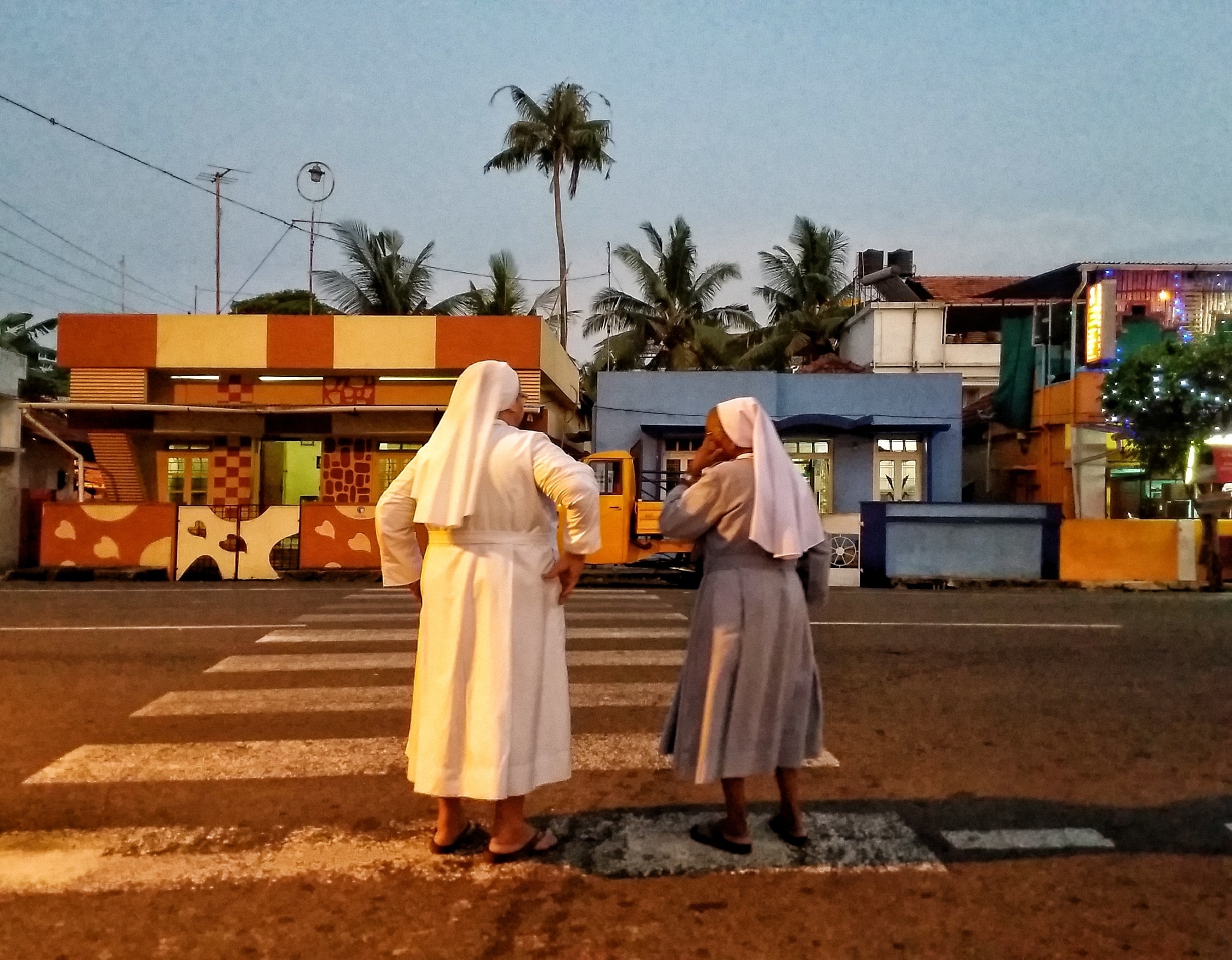 What are we going to do tonight sister?

Nuns in Fort Kochi