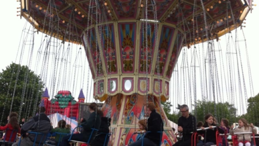 Dulwich Park Spring Fair, happens May every year. Displays, Farm Animal and thus year a Victorian Steam Fair
