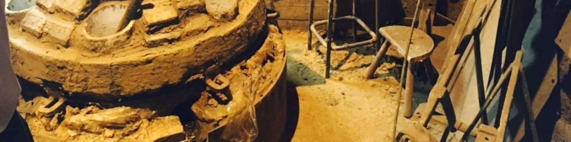 See the process still used to make bells and try some bells out. But do not lift the hammer to high on the big bell in the courtyard or the intense volume will shock you.