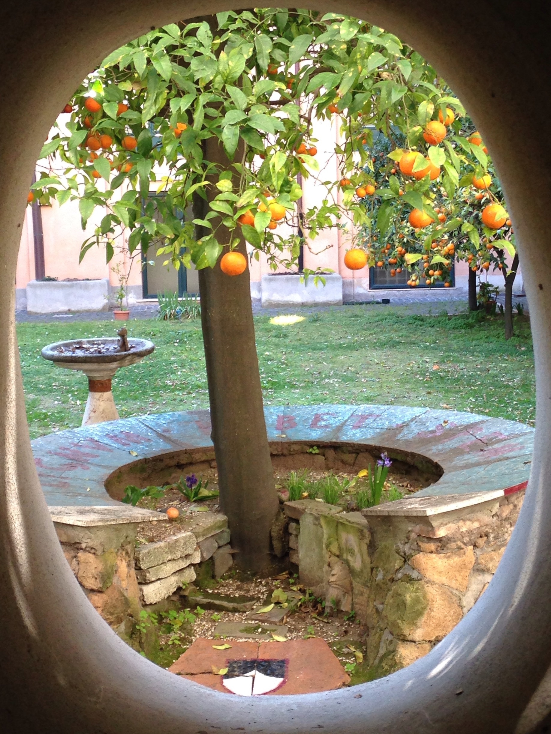 You never know what you'll find when you look through a keyhole in Rome! This spot is next to the Orange Garden on the Aventine Hill, one of the best views of all of Rome. 