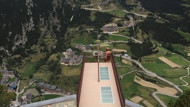 Lookout with a glass floor in Andorra 