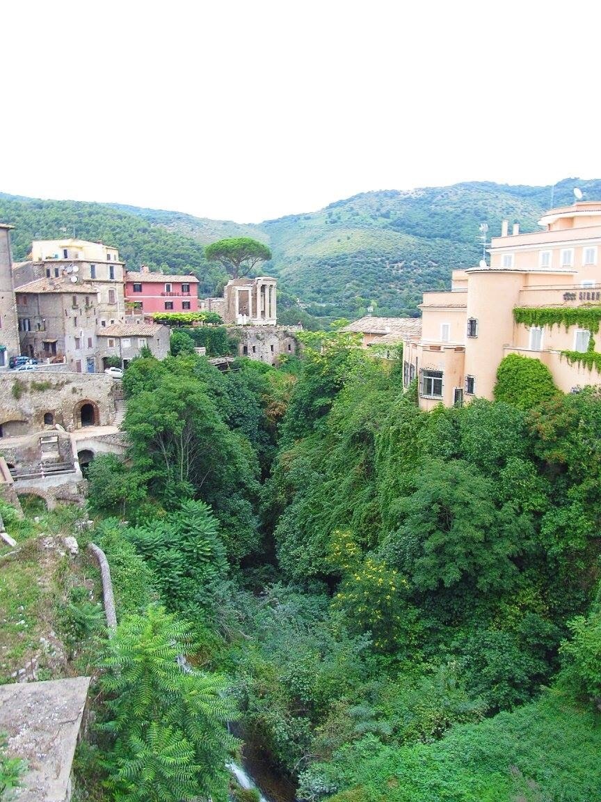 Villa Gregoriana in Tivoli is full of beautiful waterfalls and walking trails, along with ancient ruins. It's worth the hike down and then up the gorge to see the streams and waterworks. This picture was taken from above 
#green
#takeahike
